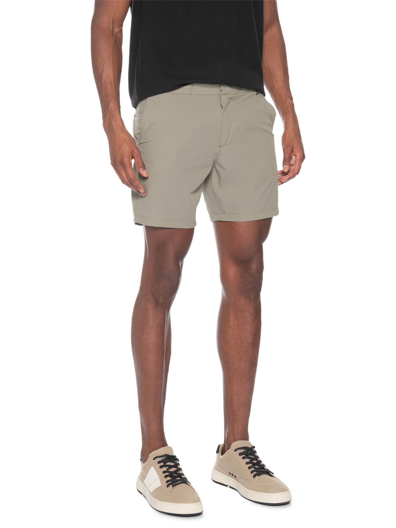Short Masculino Moovex Portofino Bege Pineapple