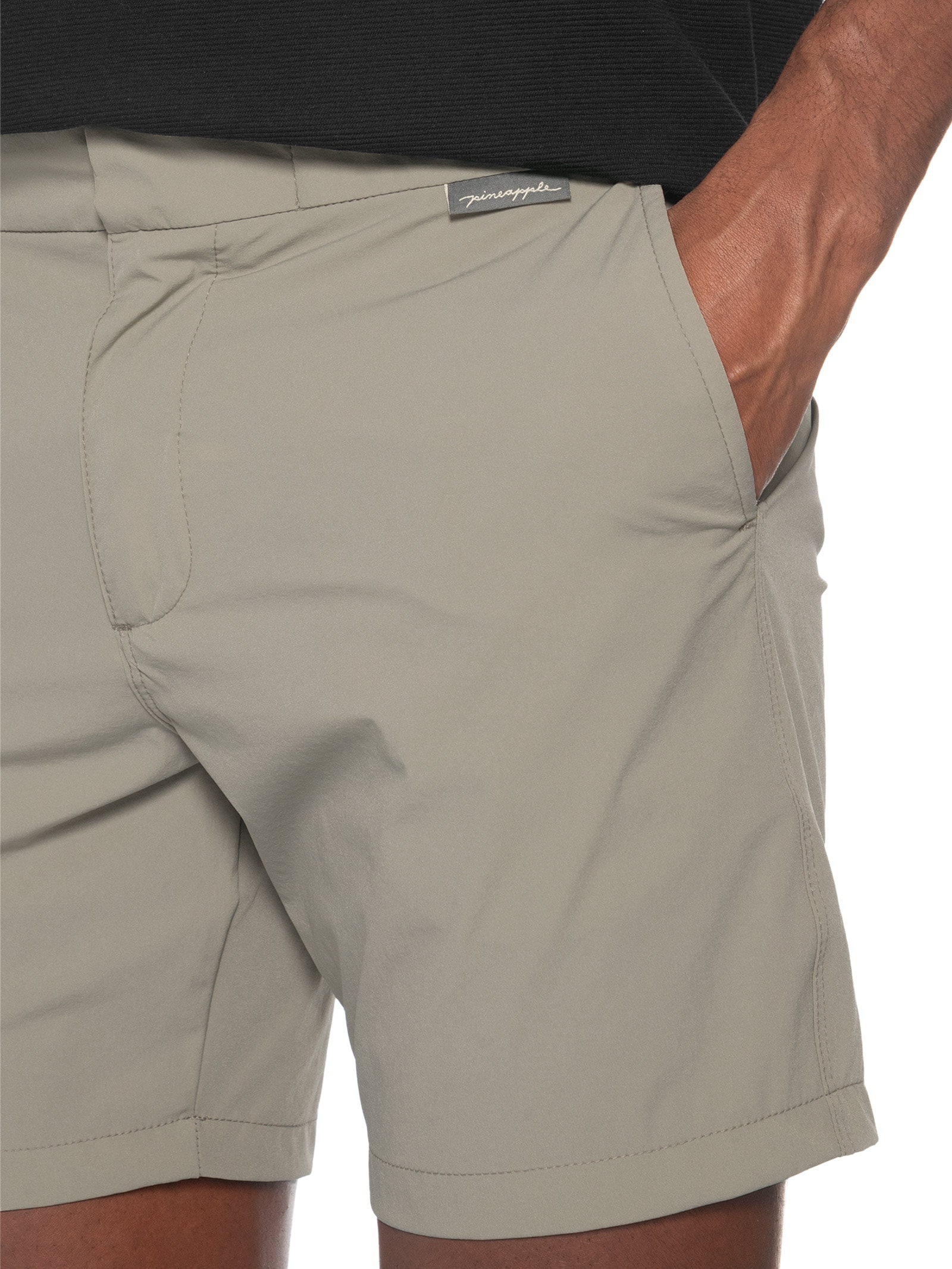 Short Masculino Moovex Portofino Bege Pineapple