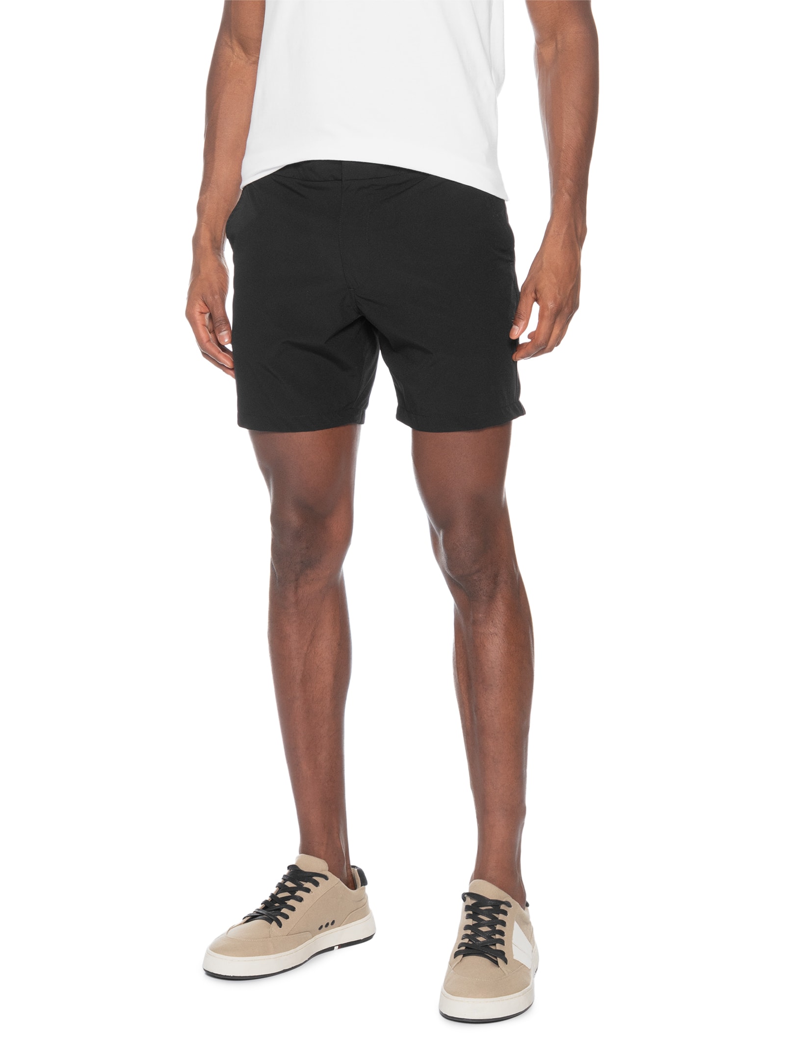 Short Masculino Moovex Portofino Preto Pineapple
