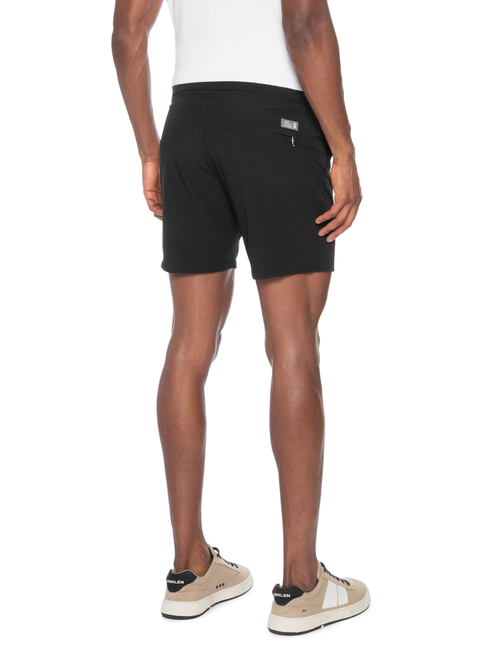 Short Masculino Moovex Portofino Preto Pineapple