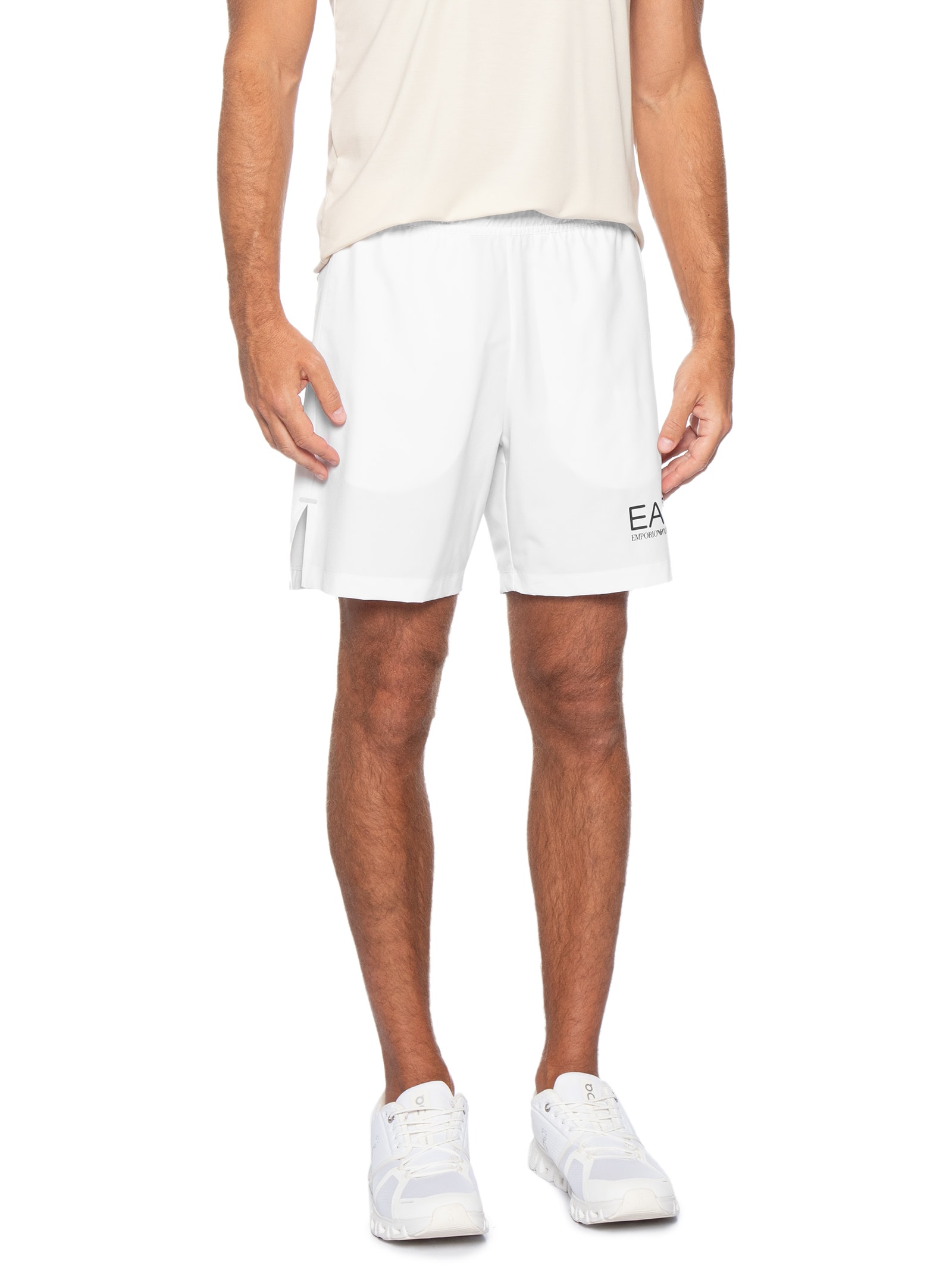 Short Masculino Multi Sport Ventus7 Branco Ea7 Emporio Armani