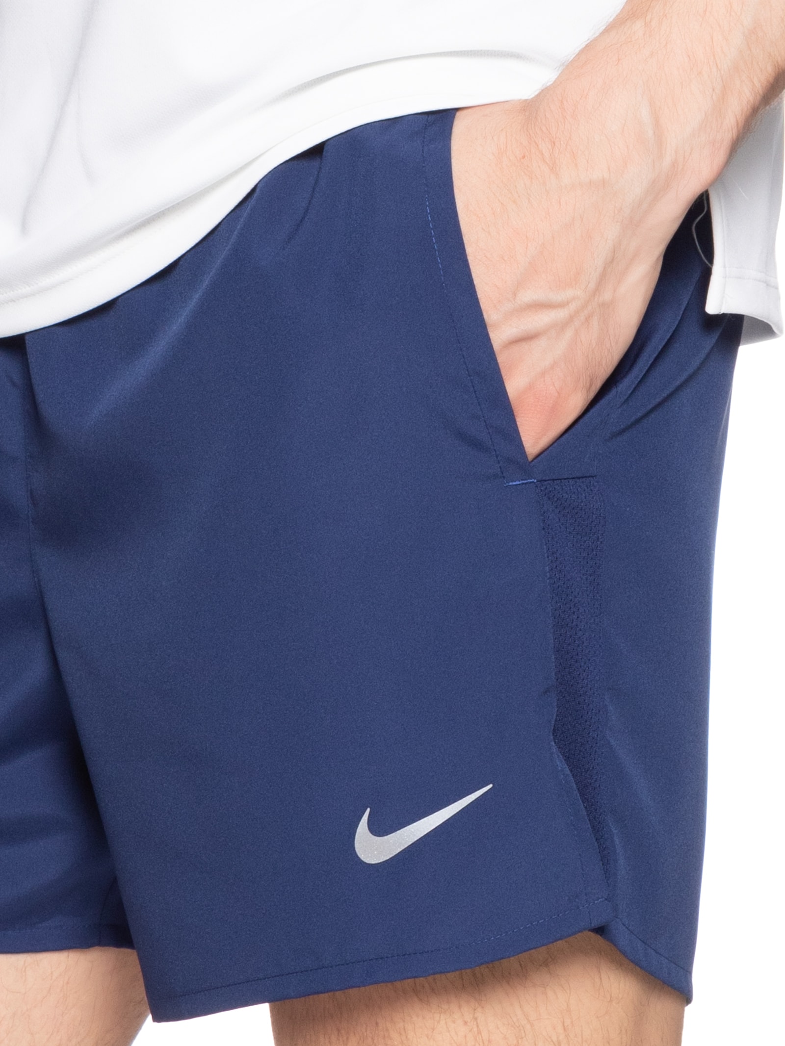Short Masculino NK DF Challenger 5''In BF - Azul - Nike