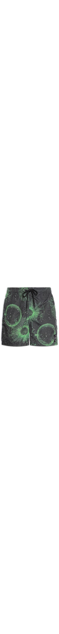 Short Masculino Nylon Beach Trucker Mystical Space - Verde