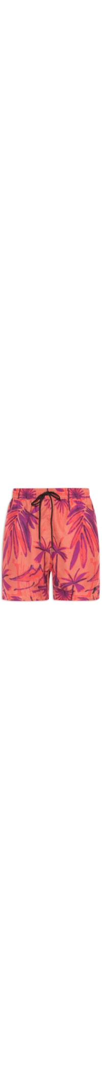Short Masculino Nylon Beach Trucker Tropicalia - Laranja