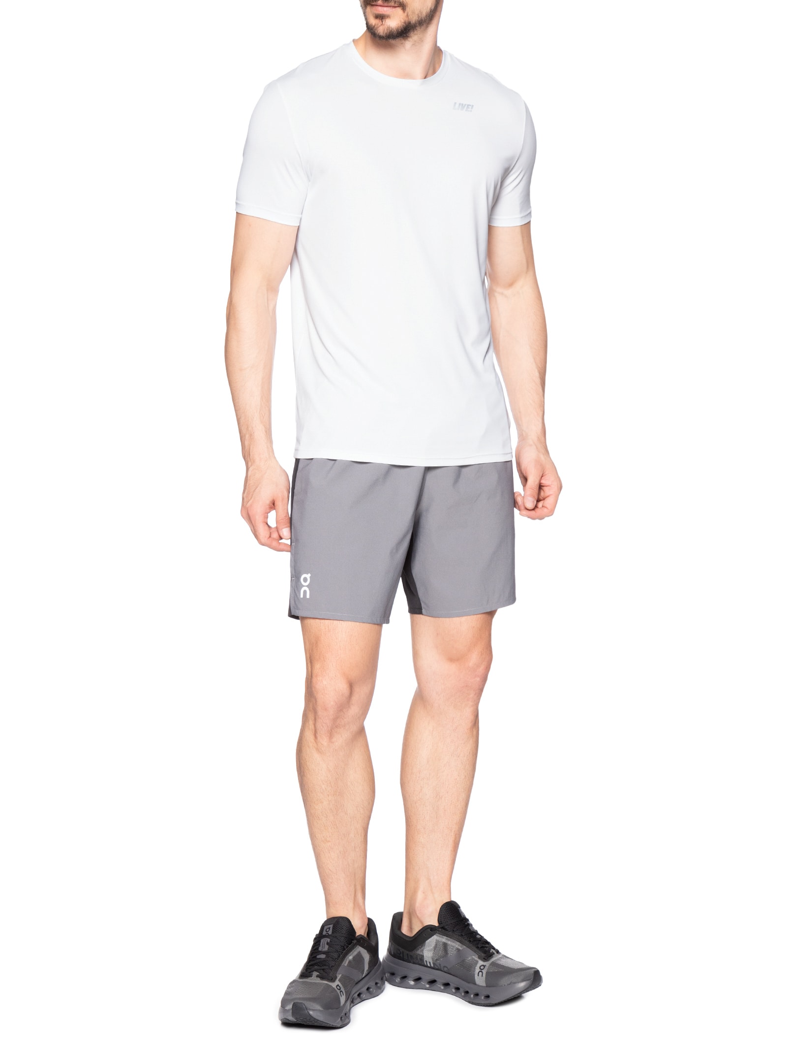 Short Masculino Performance Lumos Cinza On Running