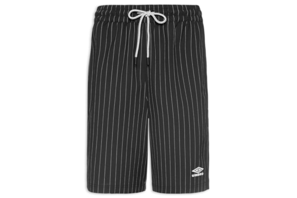 Short Masculino Pinstripe Oversized - Preto