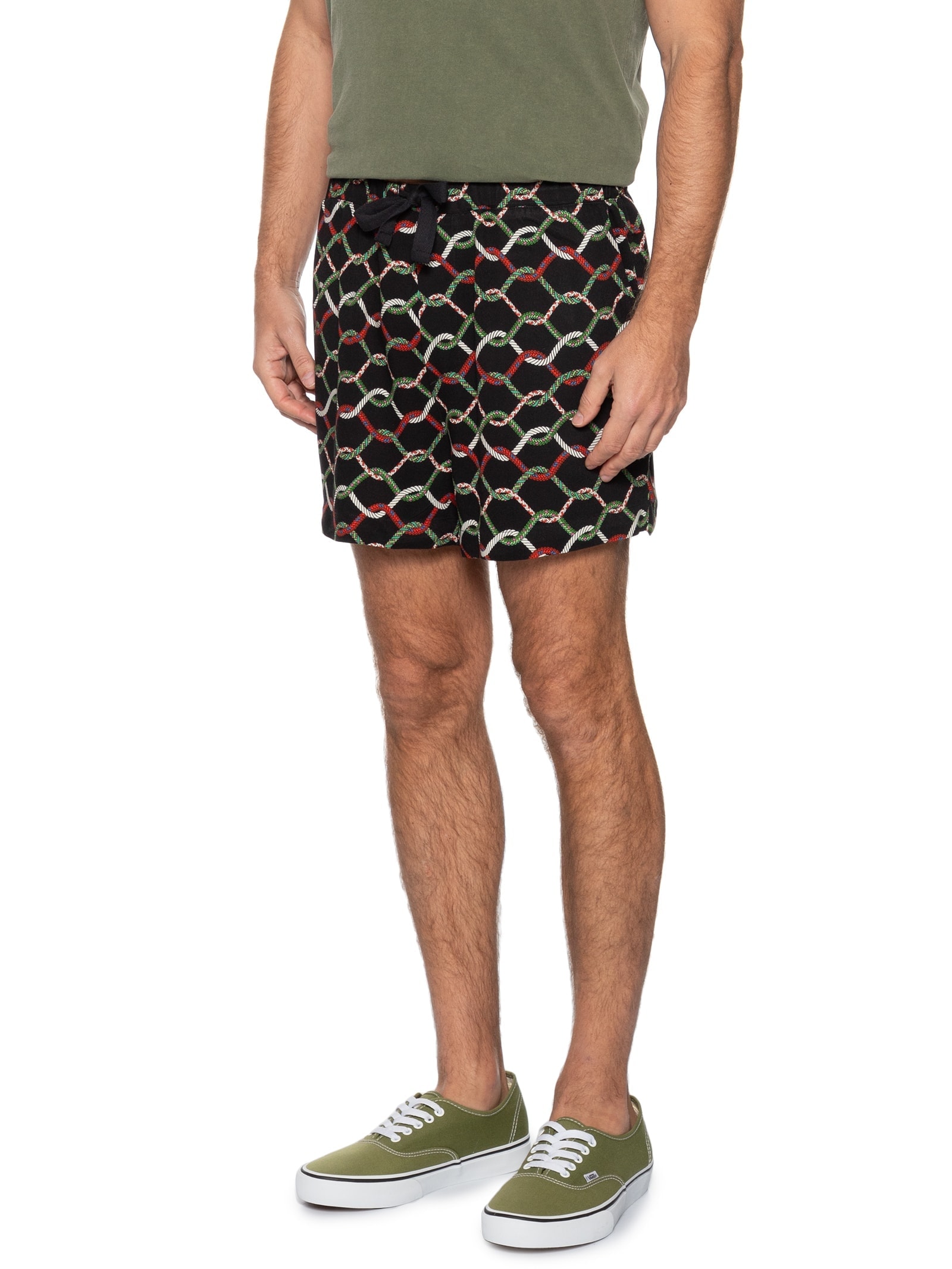 Short Masculino Pj Corda Escura Preto Osklen