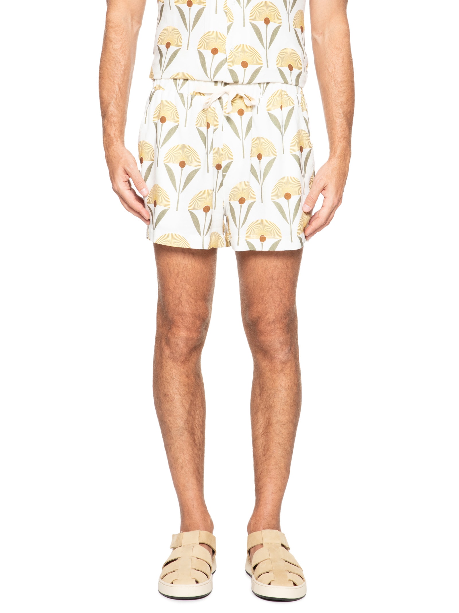 Short Masculino PJ Sunflowe Color Amarelo Osklen