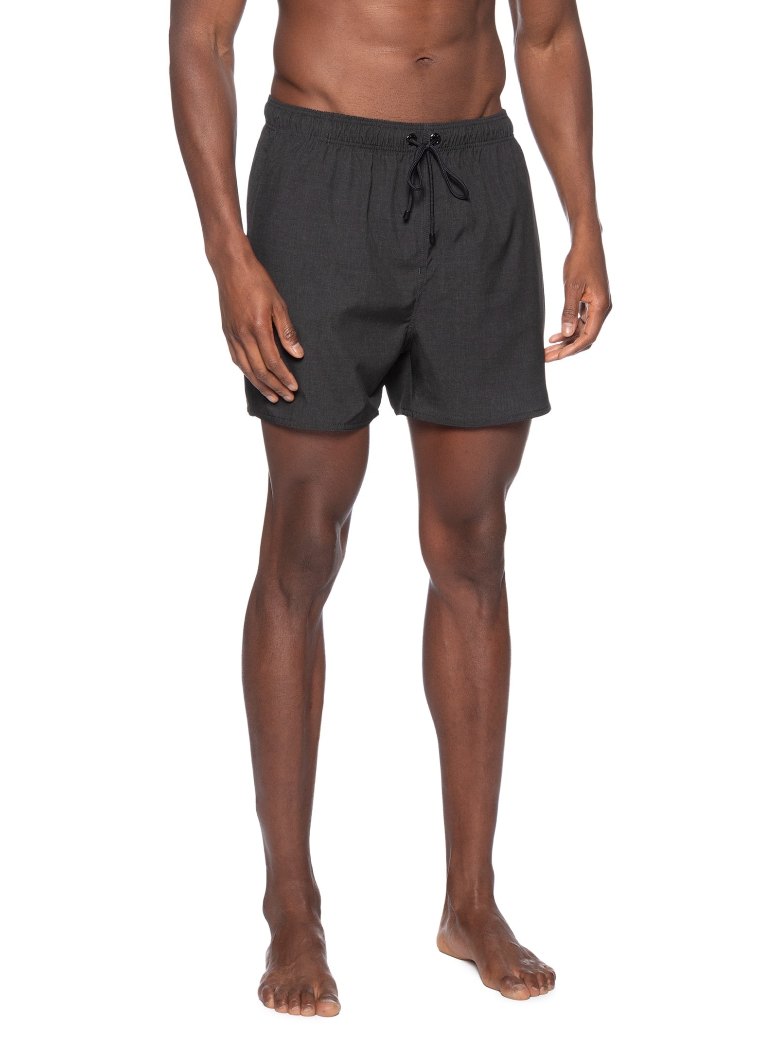 Short Masculino Praia Básico Textura Preto Reserva