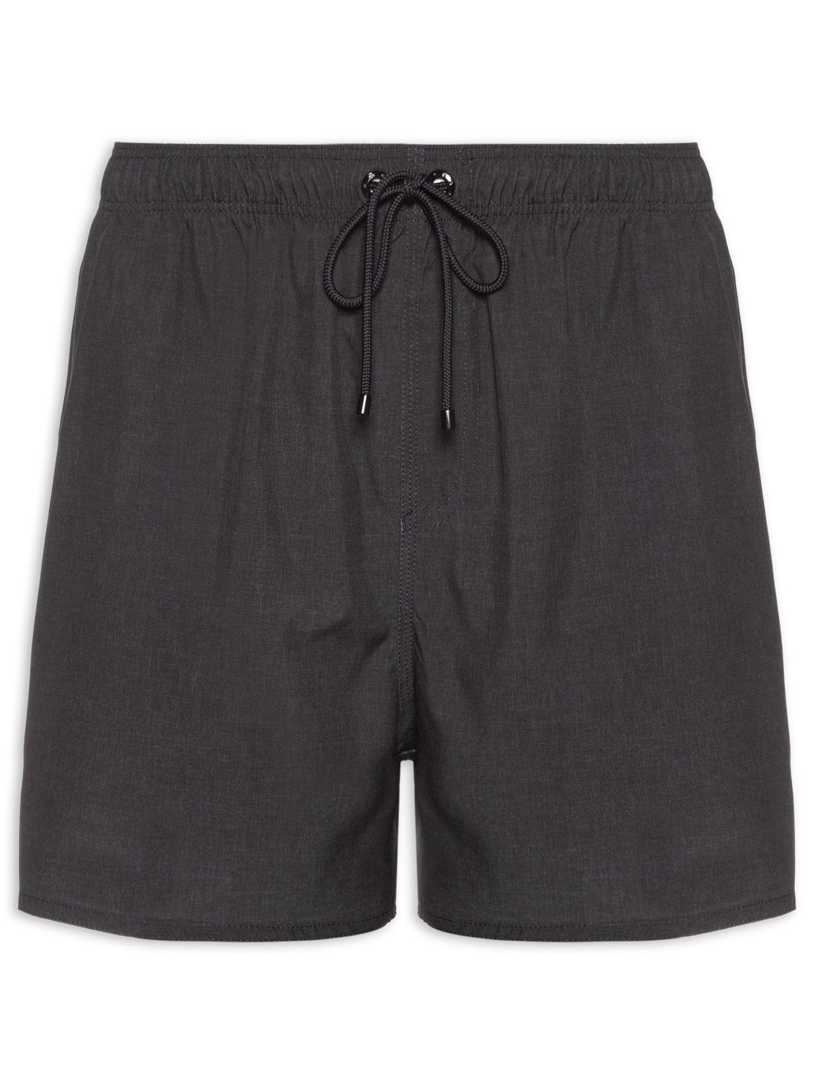 Short Masculino Praia Básico Textura Preto Reserva