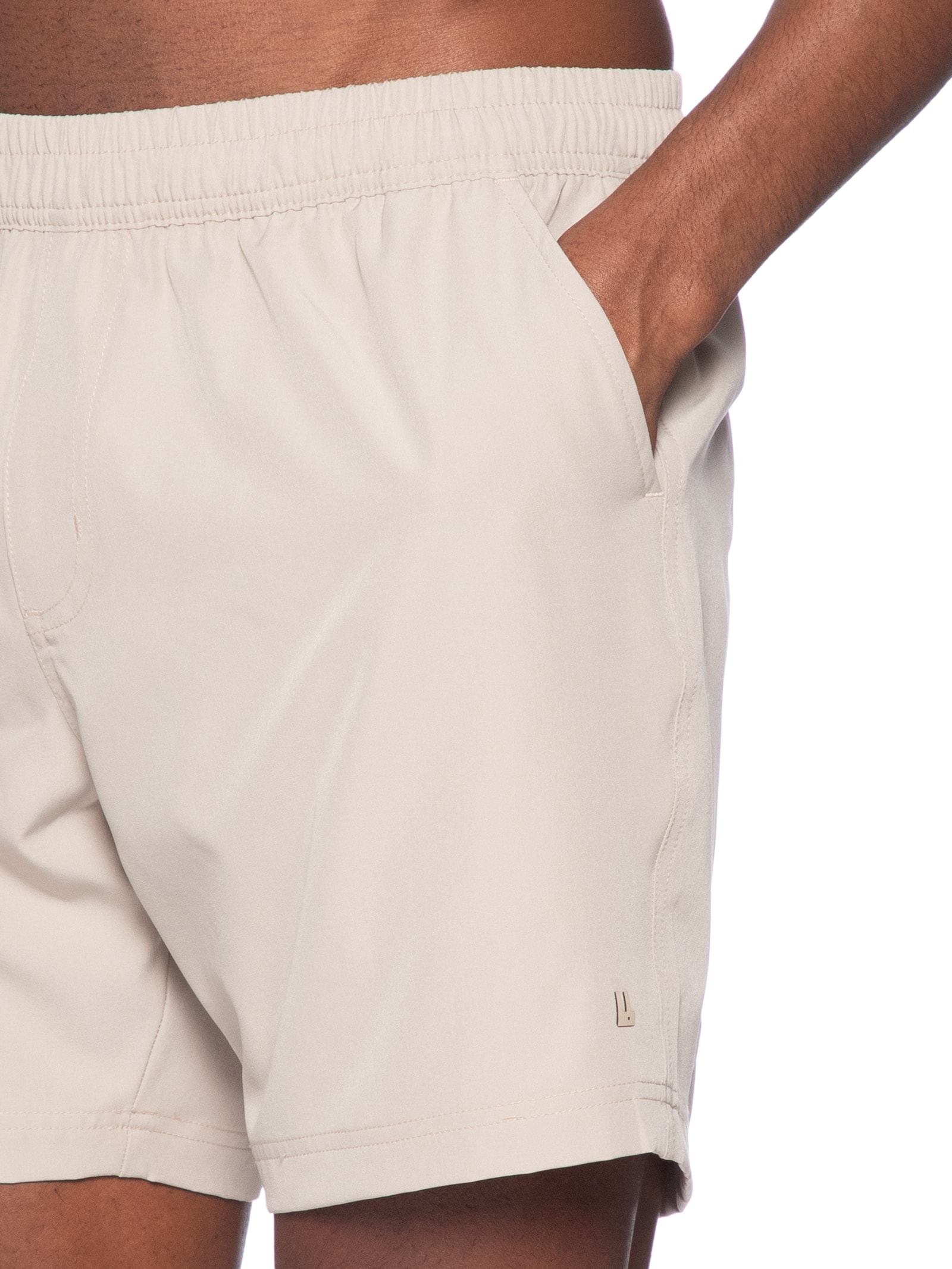 Short Masculino Praia Calor Bege Foxton