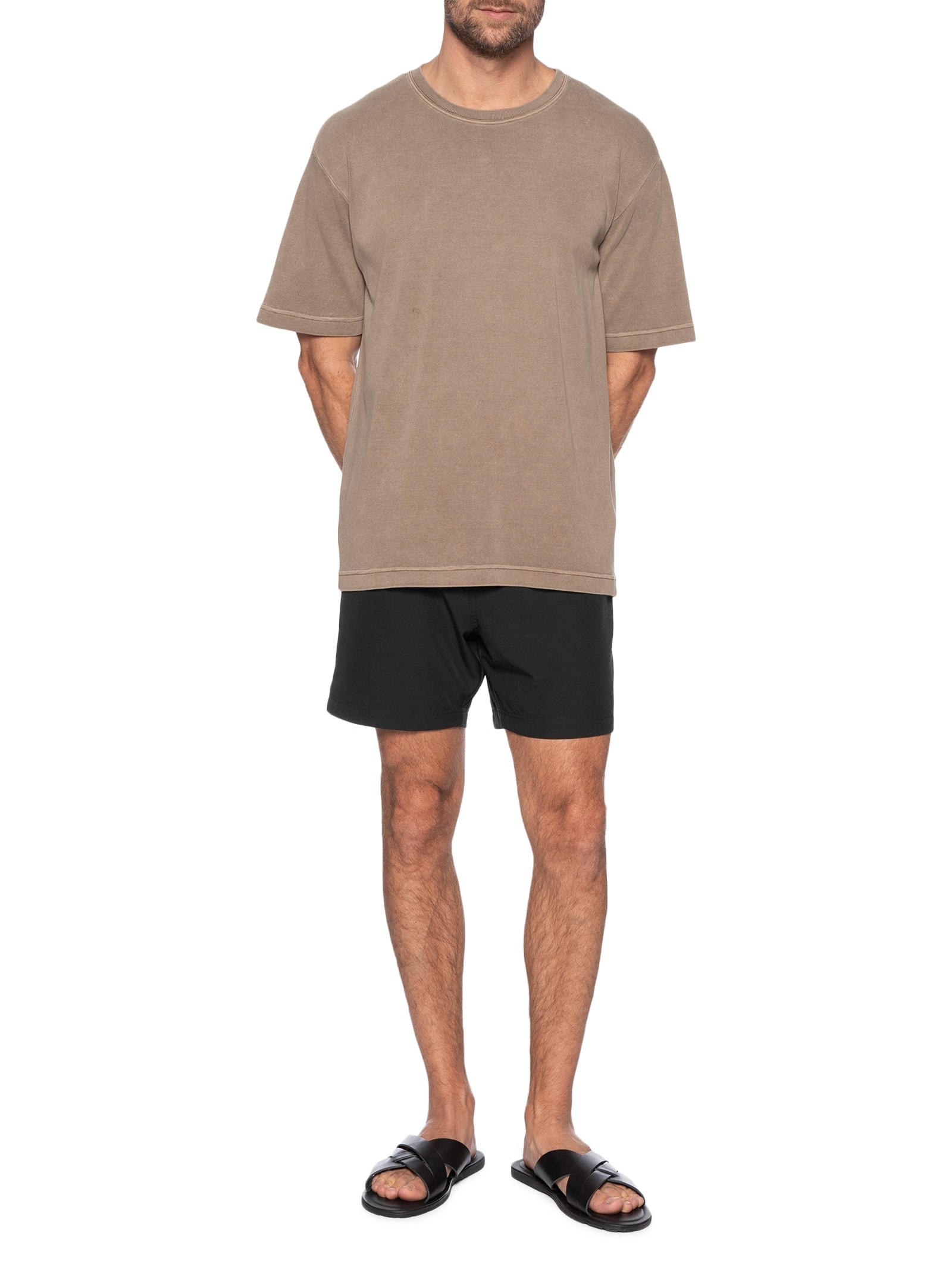 Short Masculino Praia Calor Preto Foxton