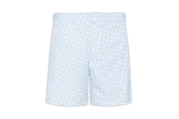 Short Masculino Praia Estampa Aqua - Azul