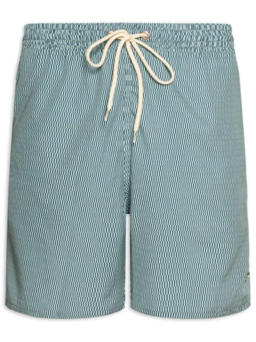 Short Masculino Praia Estampa Gravataria Prisma – Verde