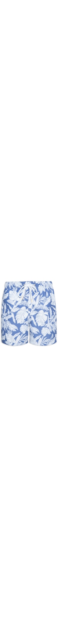 Short Masculino Praia Estampado Botãnica - Azul