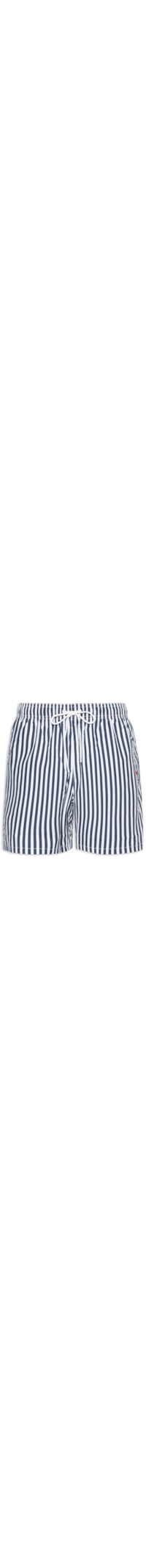 Short Masculino Praia Estampado Cordão - Azul