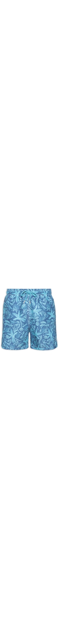 Short Masculino Praia Estampado Jeri - Azul