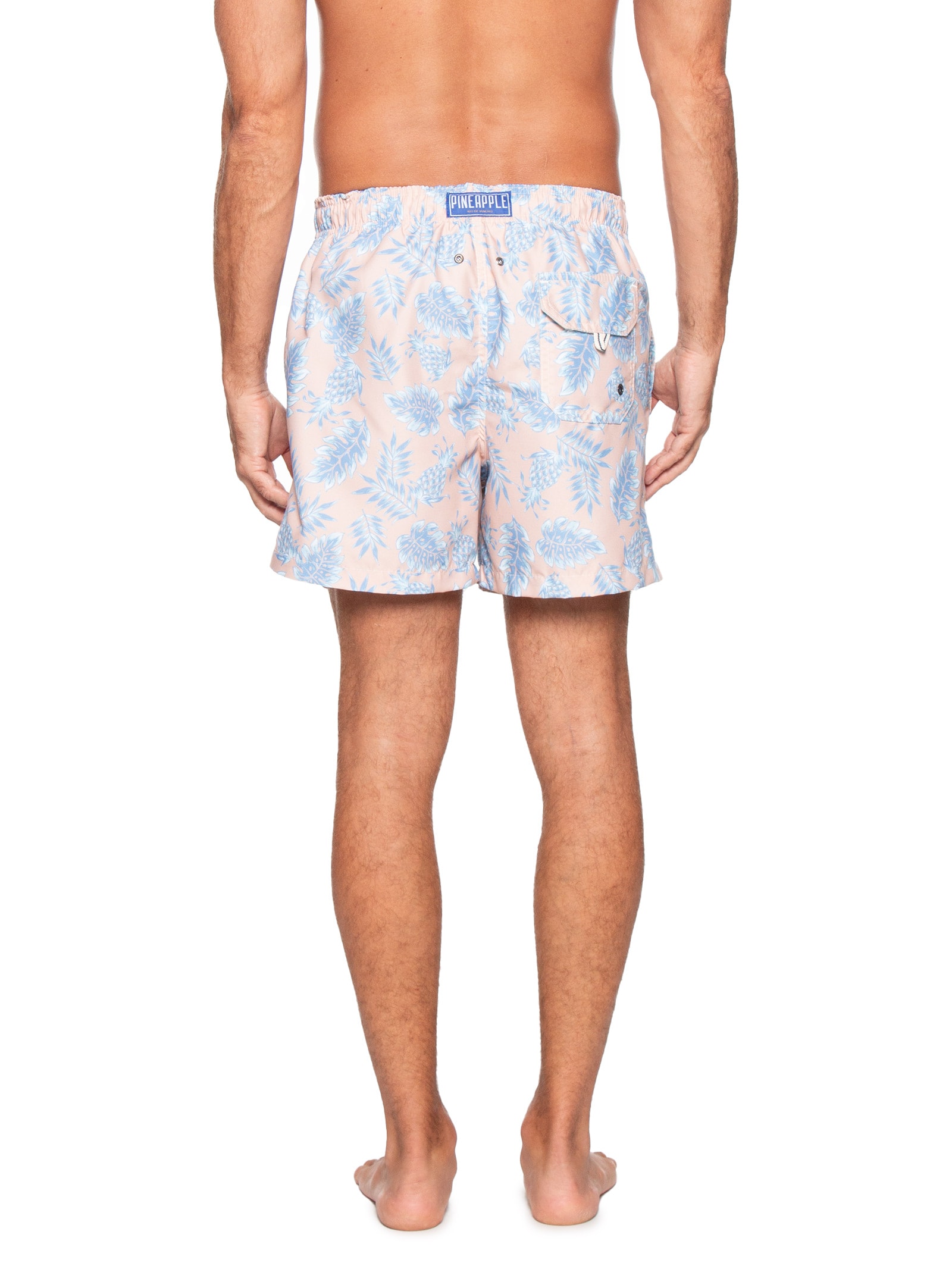 Pineapple - Short Masculino Praia Estampado - Laranja