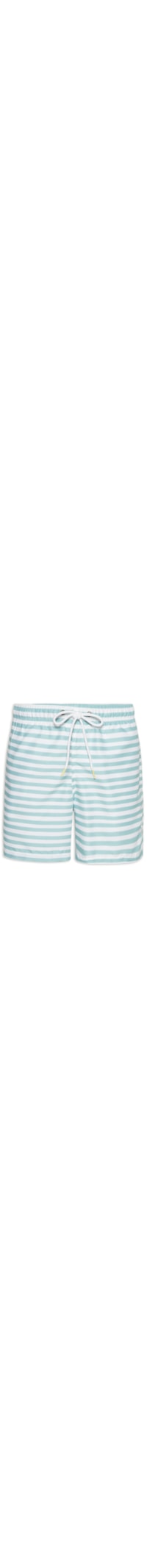 Short Masculino Praia Estampado Listrado - Verde