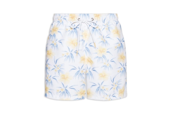 Short Masculino Praia Hibísco - Branco