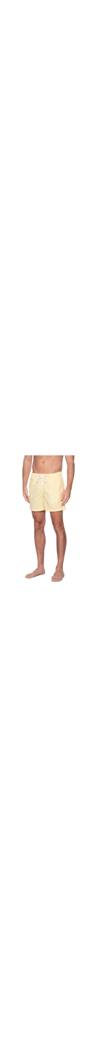 Short Masculino Praia Liso - Amarelo