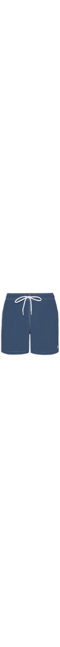 Short Masculino Praia Liso - Azul Acinzentado