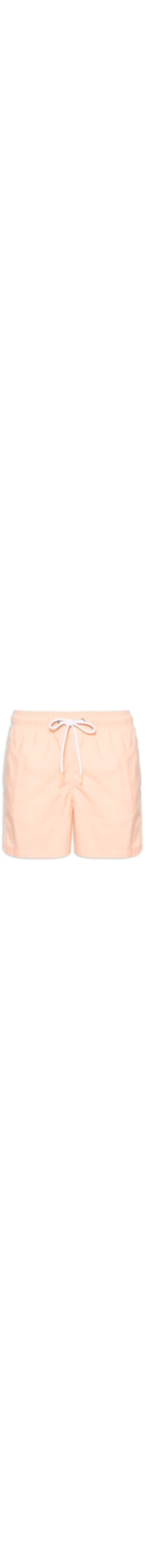Short Masculino Praia Liso - Laranja