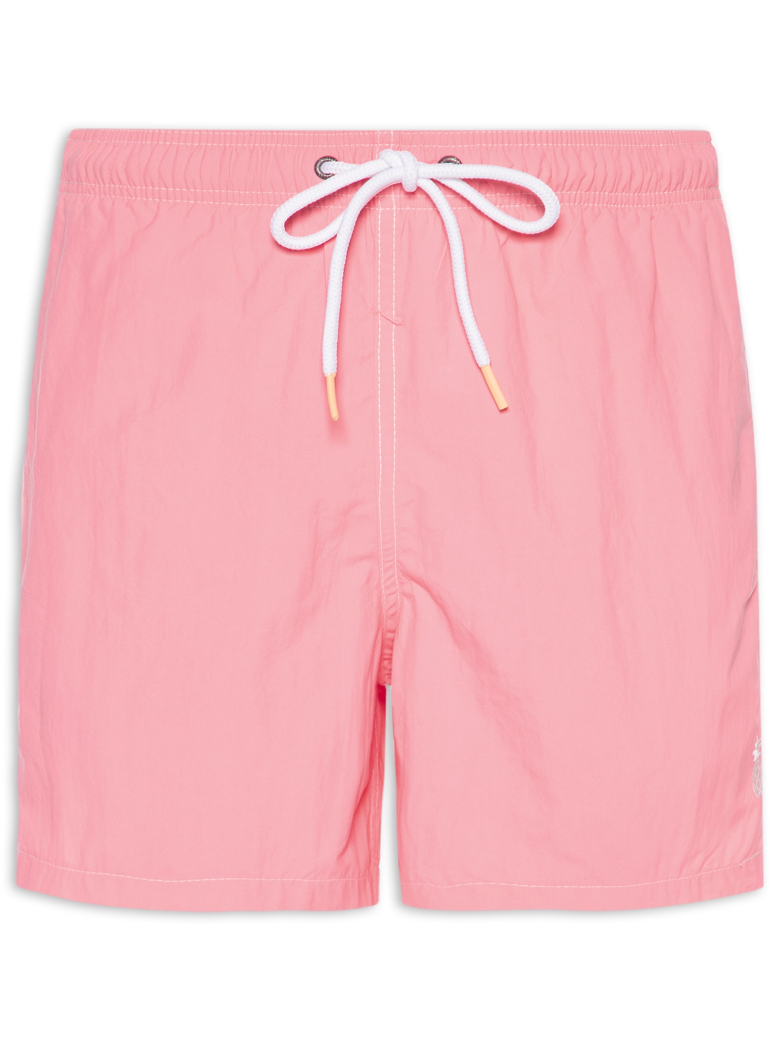 Short Masculino Praia Liso- Laranja Pineapple