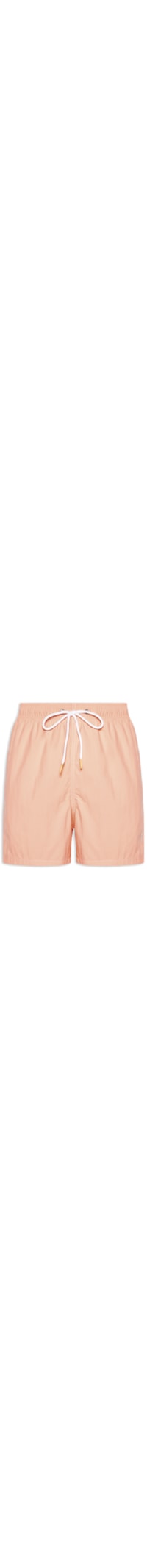 Short Masculino Praia Liso- Laranja Claro