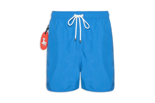 Short Masculino Praia Liso Premium - Azul