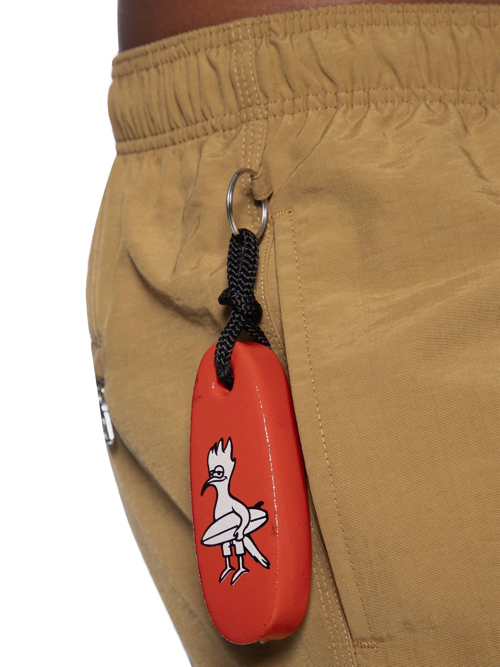 Short Masculino Praia Liso Premium Marrom Reserva