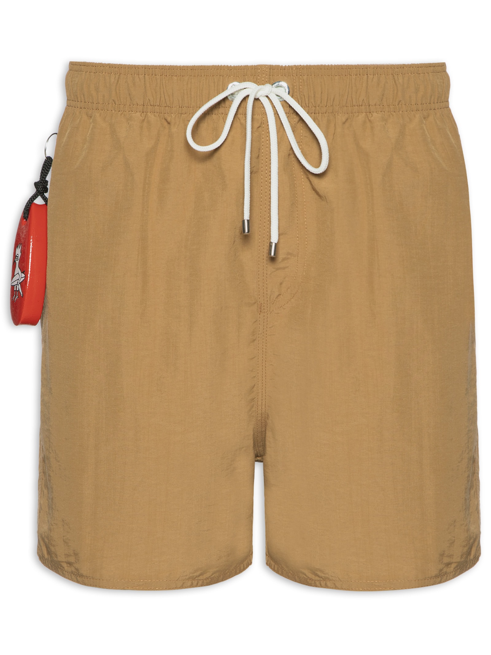 Short Masculino Praia Liso Premium Marrom Reserva