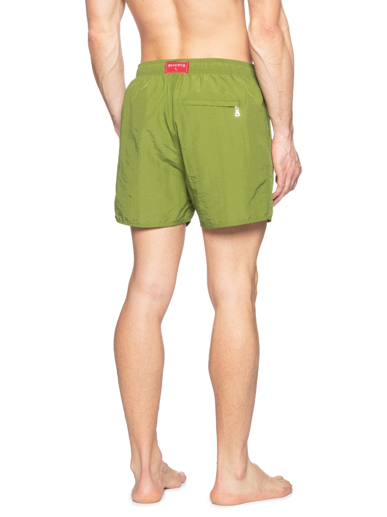 Short Masculino Praia Liso Premium Verde Reserva