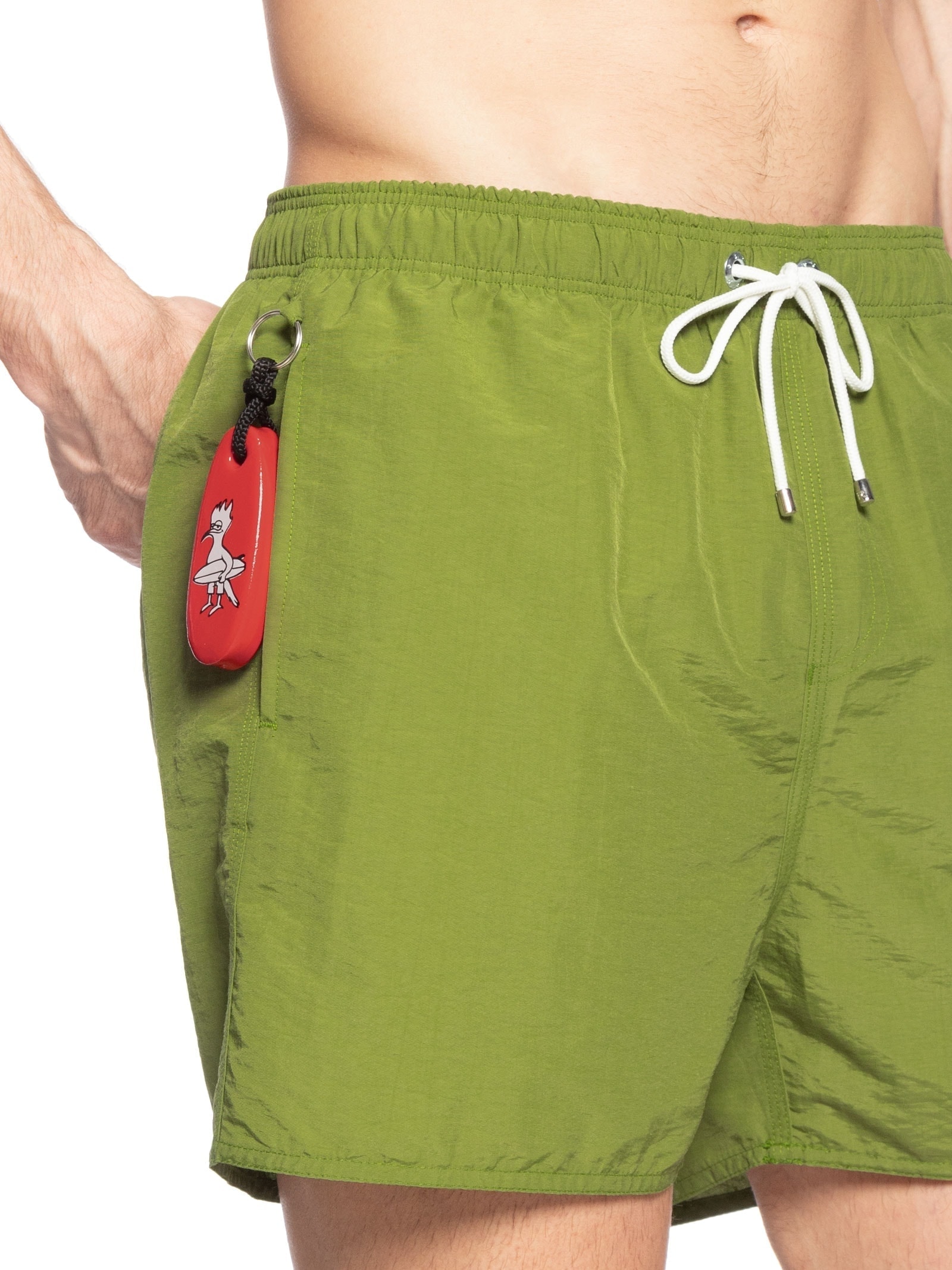 Short Masculino Praia Liso Premium Verde Reserva