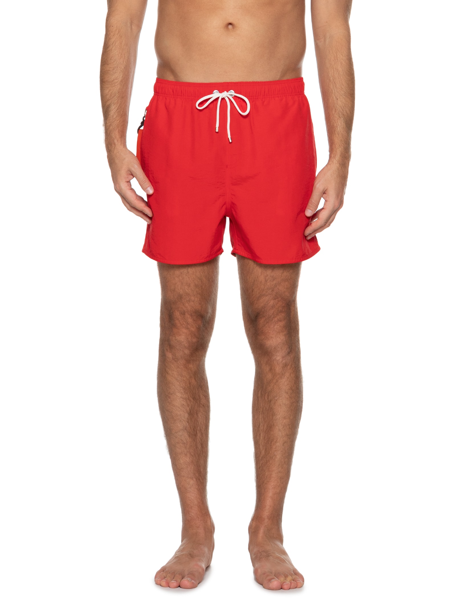 Reserva - Short Masculino Praia Liso Premium - Vermelho