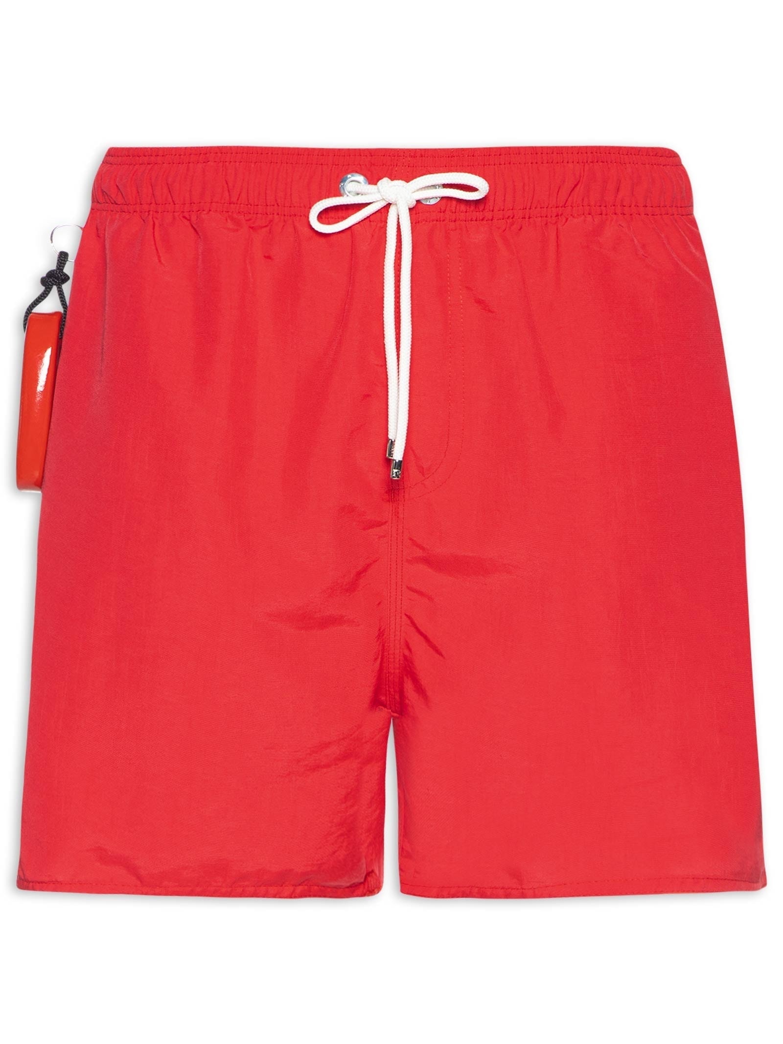 Short Masculino Praia Liso Premium Vermelho Reserva