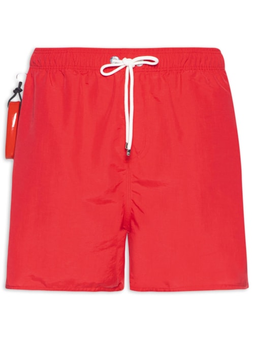 Short Masculino Praia Liso Premium – Vermelho