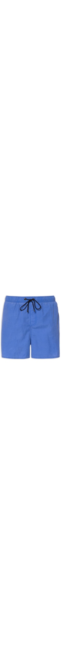 Short Masculino Praia Liso Stonado - Azul