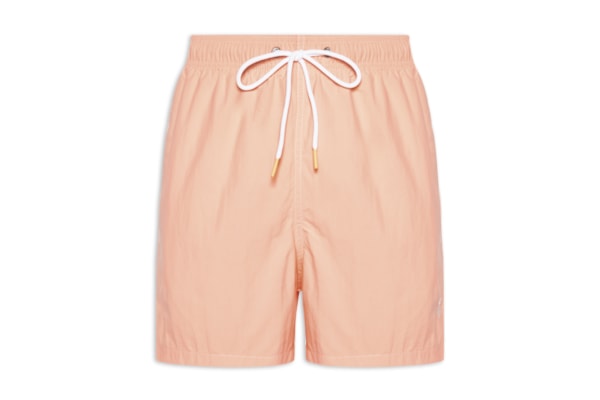 Short Masculino Praia Liso– Laranja Claro