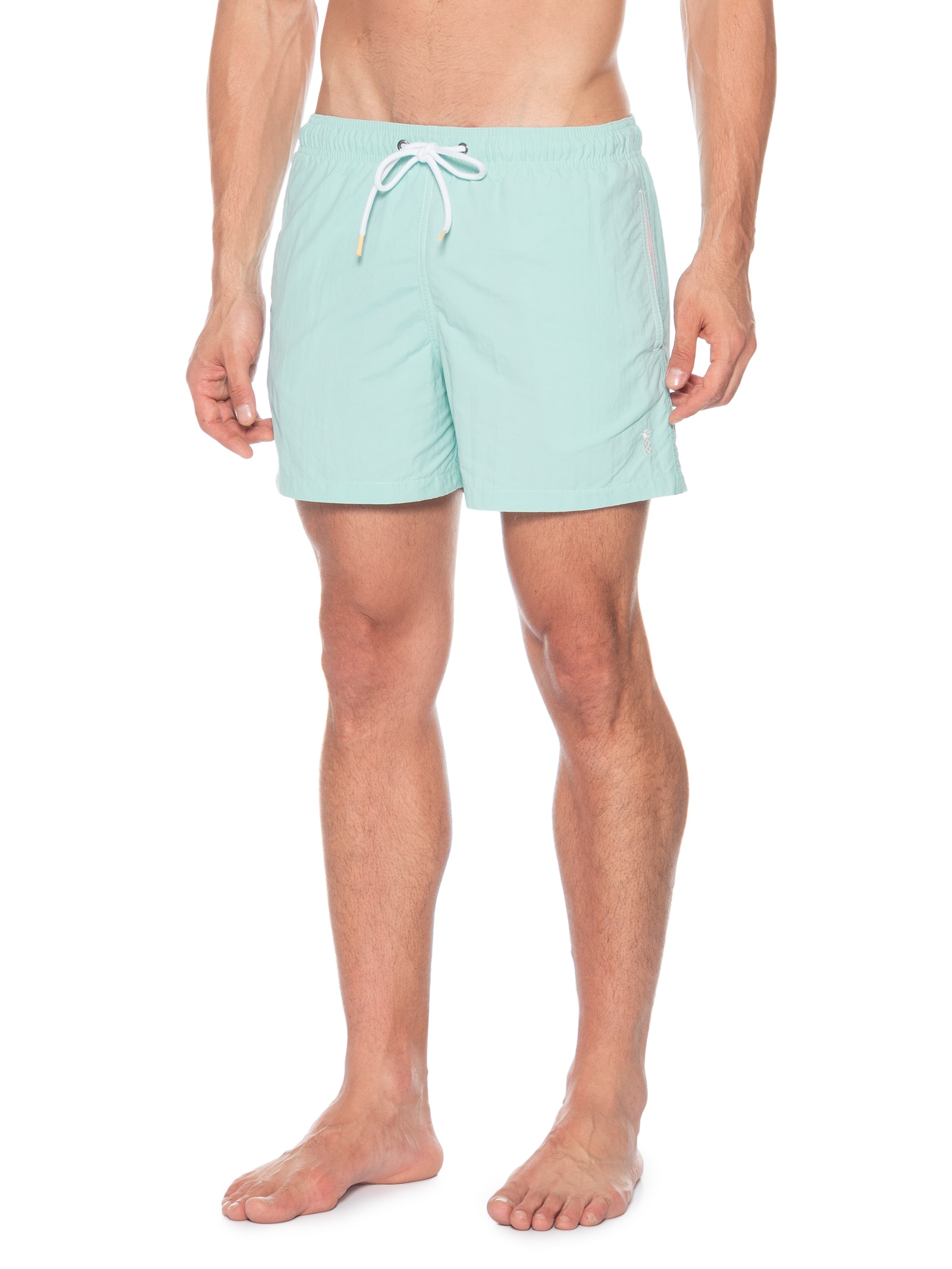 Short Masculino Praia Liso– Verde Água Pineapple