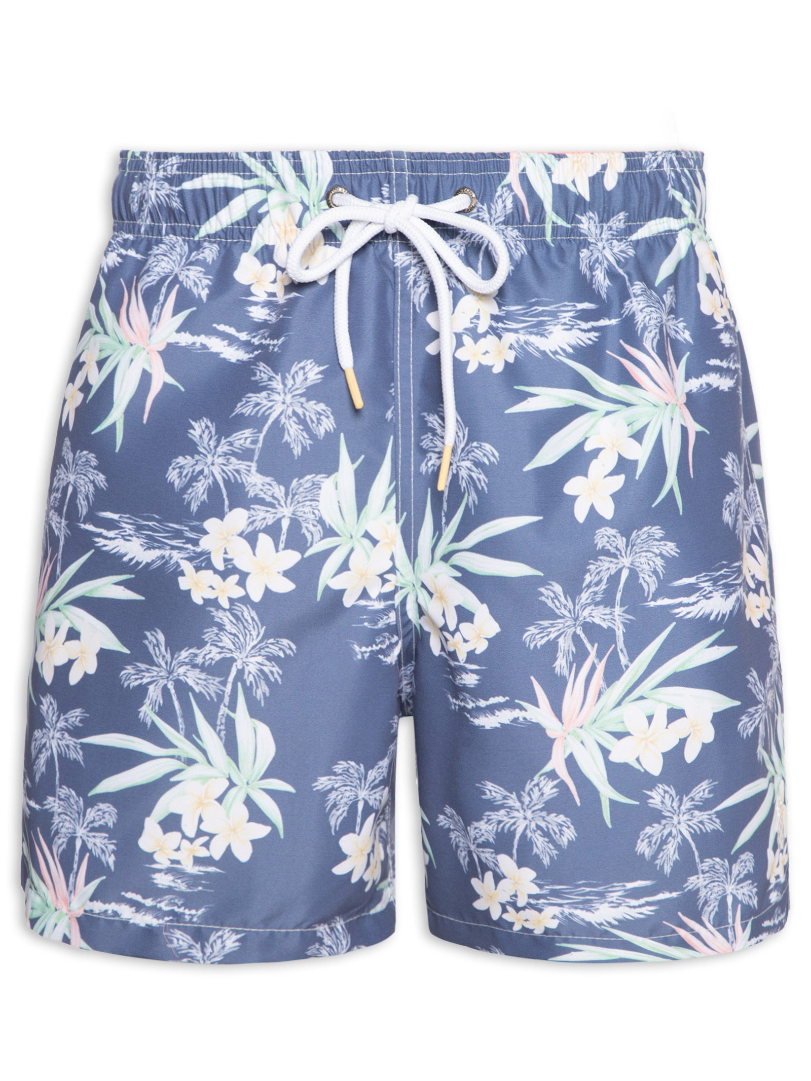 Short Masculino Praia Makai Azul Pineapple
