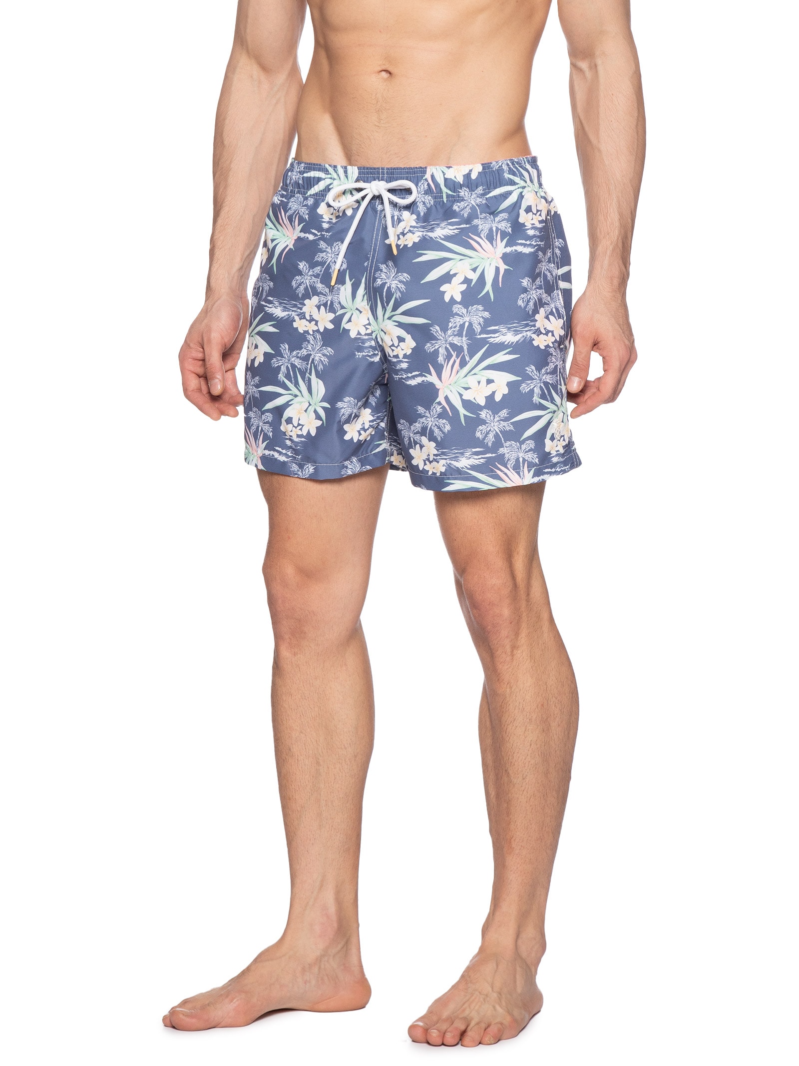 Short Masculino Praia Makai Azul Pineapple