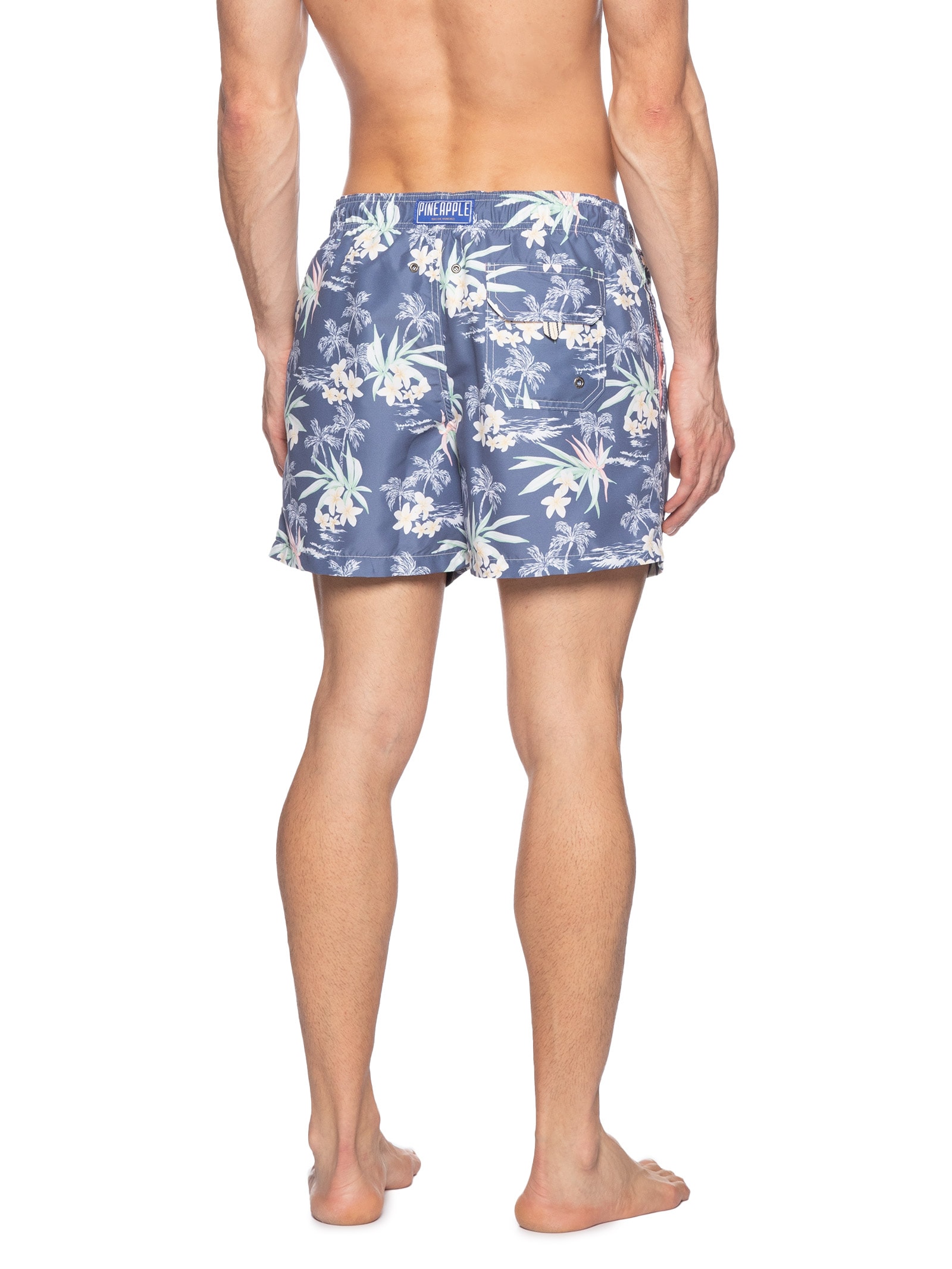 Short Masculino Praia Makai Azul Pineapple