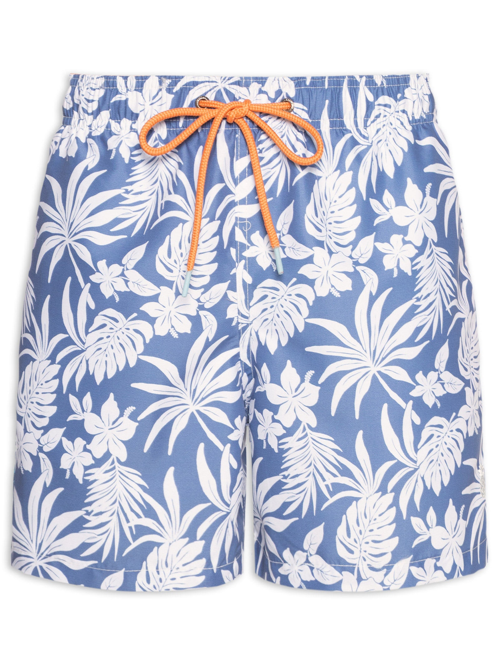 Short Masculino Praia Tropical Azul Pineapple