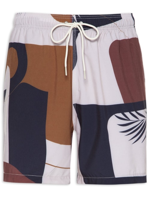 Short Masculino Praia Tropical Marx – Marrom