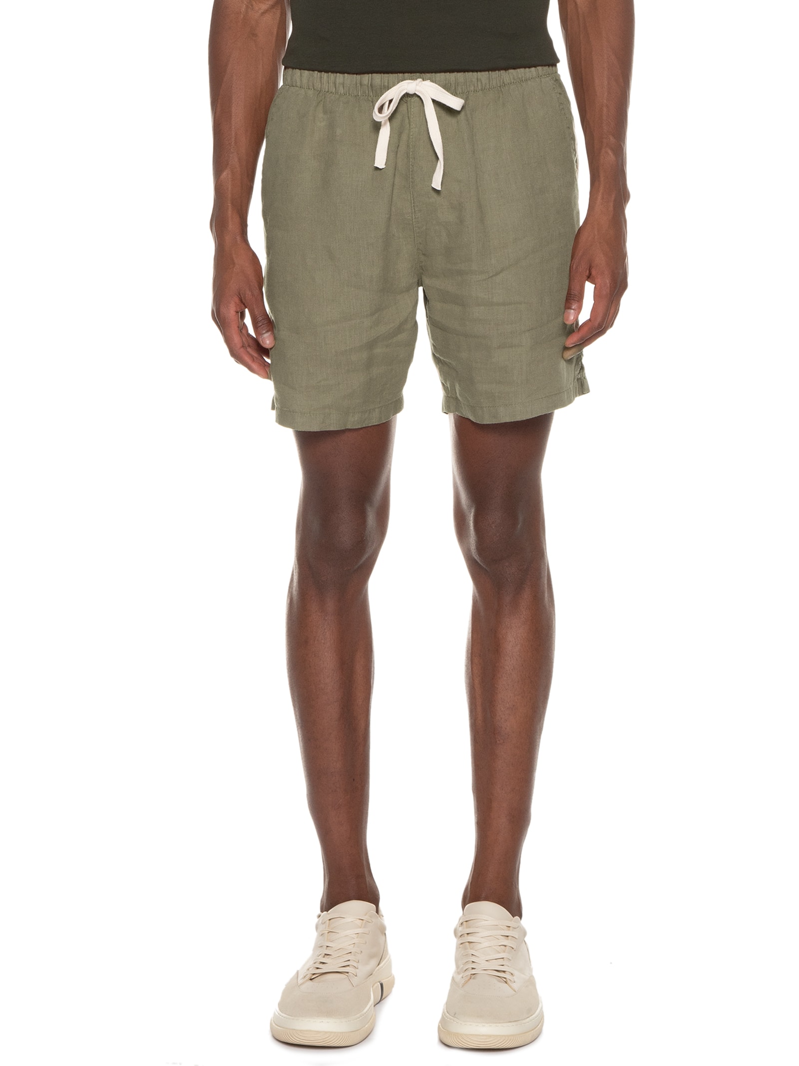 Short Masculino Puro Linho Pier Bege Foxton