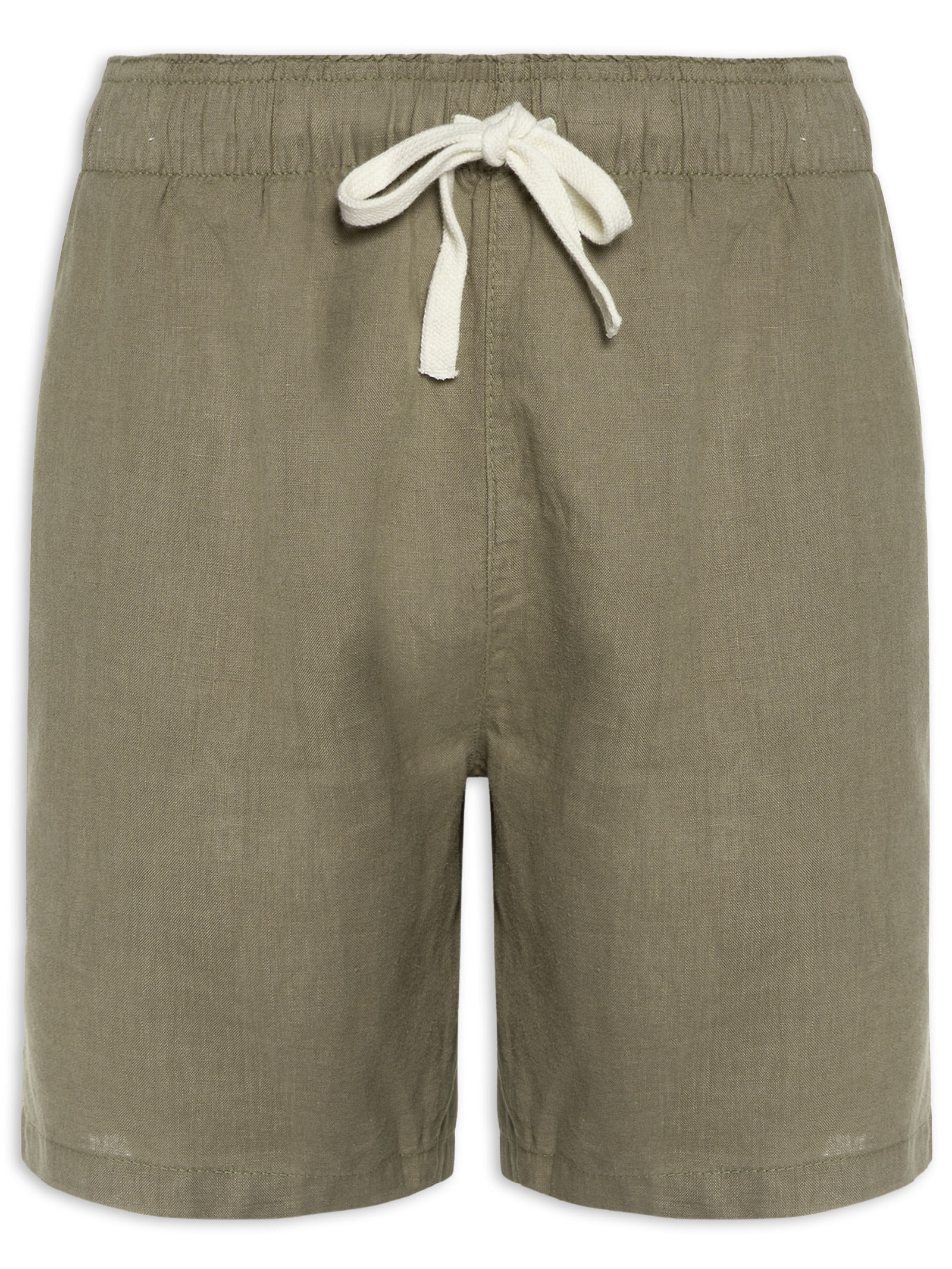 Short Masculino Puro Linho Pier Bege Foxton