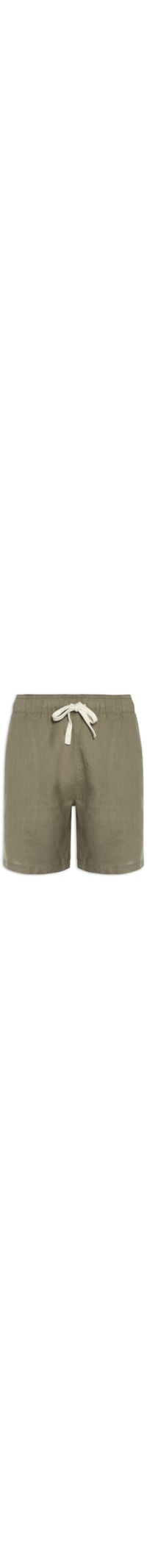 Short Masculino Puro Linho Pier - Bege