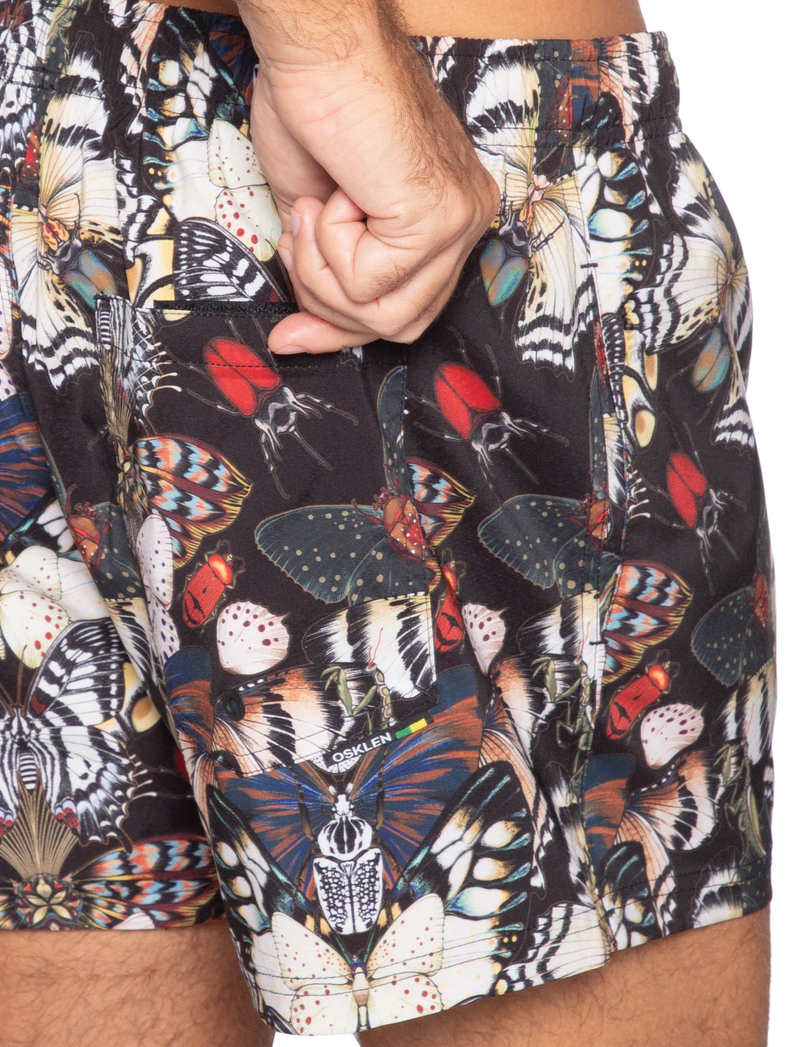 Short Masculino Resort Aquaone Flex Cabinet Preto Osklen