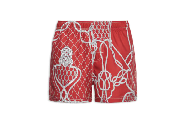 Short Masculino Resort Aquaone Knot - Vermelho
